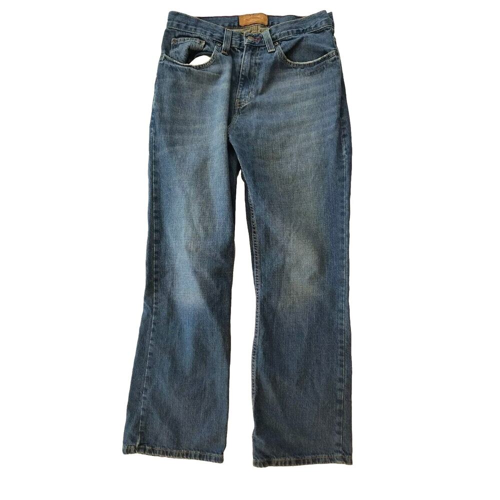 Red Camel Men's 30 x 30 Straight Leg Medium Wash Blue Denim Jeans Style 8960
